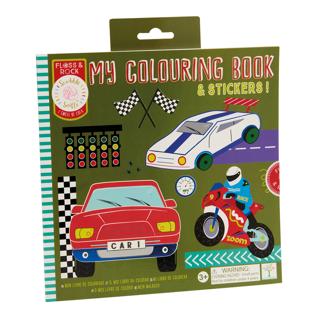 Scribble Sniffs Cars My Coloring Book