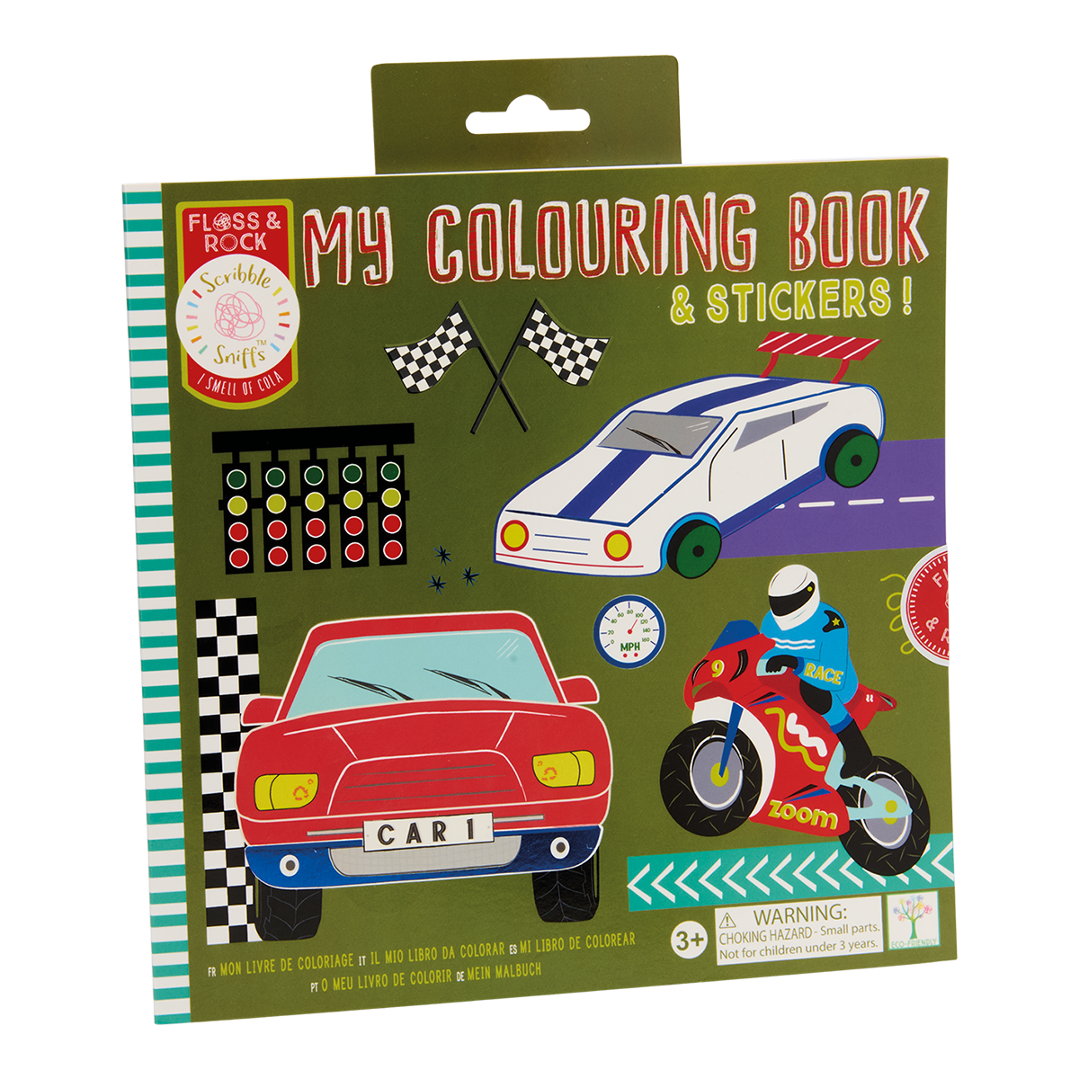Scribble Sniffs Cars My Coloring Book