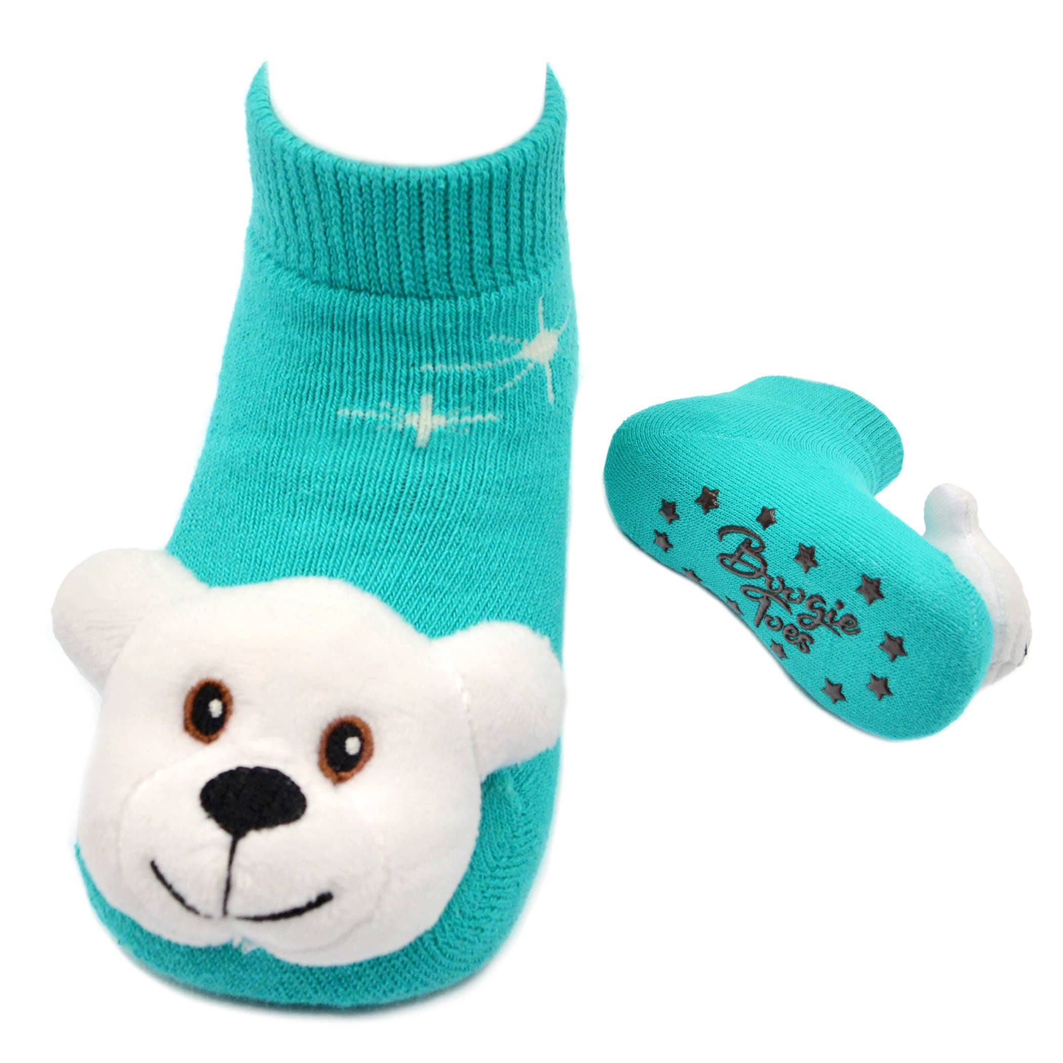 Polar Bear - Boogie Toes Rattle Socks: 0 - 1 Y