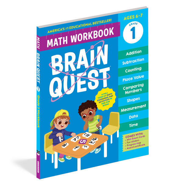 Brain Quest Math Workbook: 1st Grade: Trade Paperback