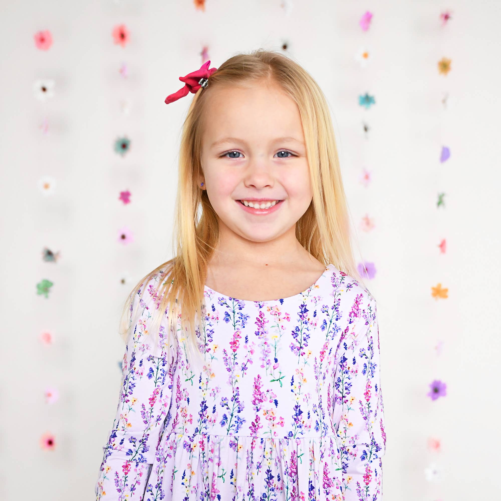 Avani WIDE LEG ROMPER Bamboo Floral Kids Clothing Outfit: 12-18m