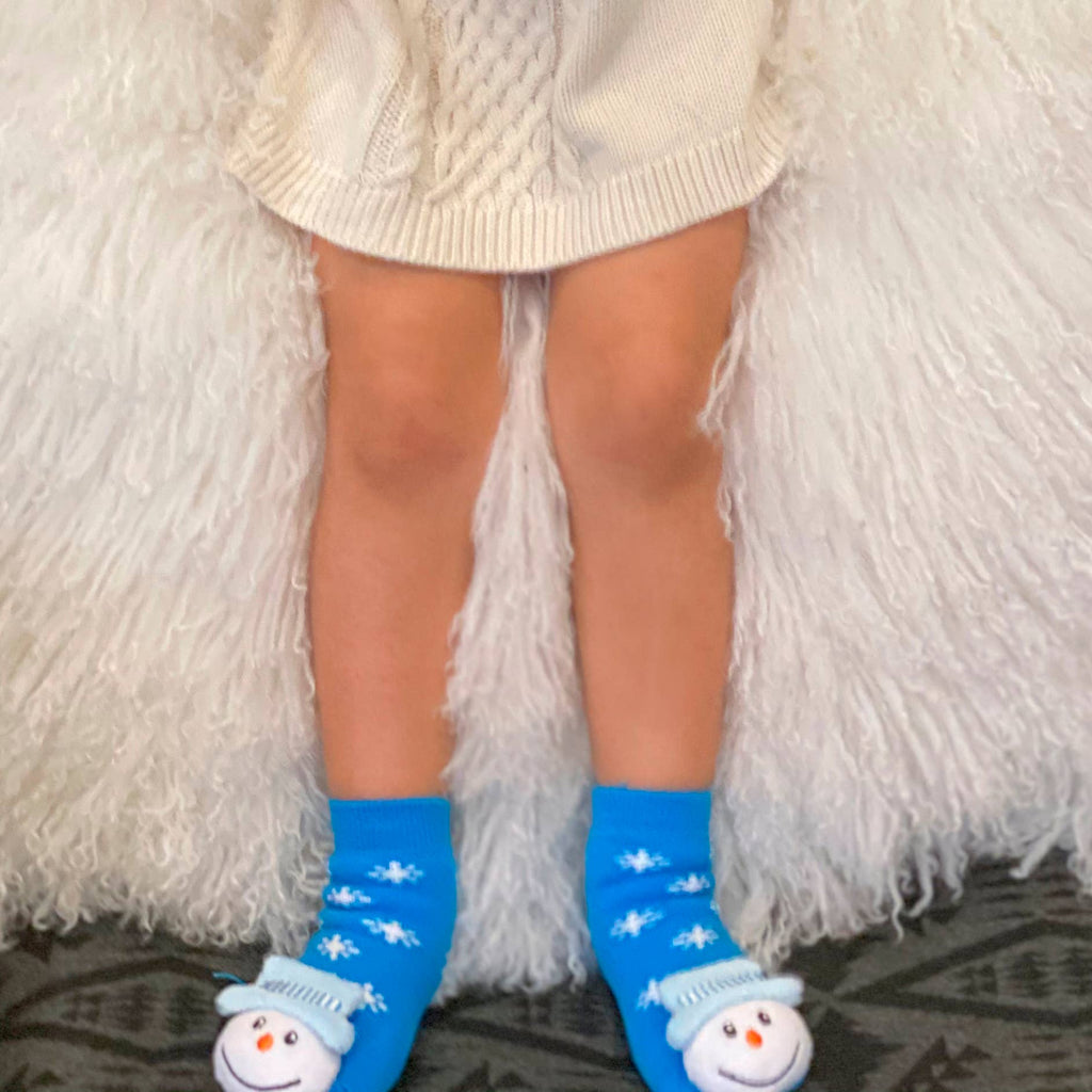 Snowman Christmas Boogie Toes Rattle Socks: 1 - 2 Y