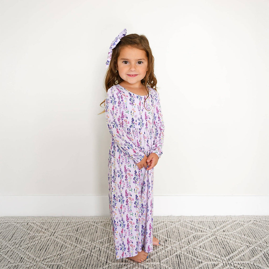 Avani WIDE LEG ROMPER Bamboo Floral Kids Clothing Outfit: 6-12m