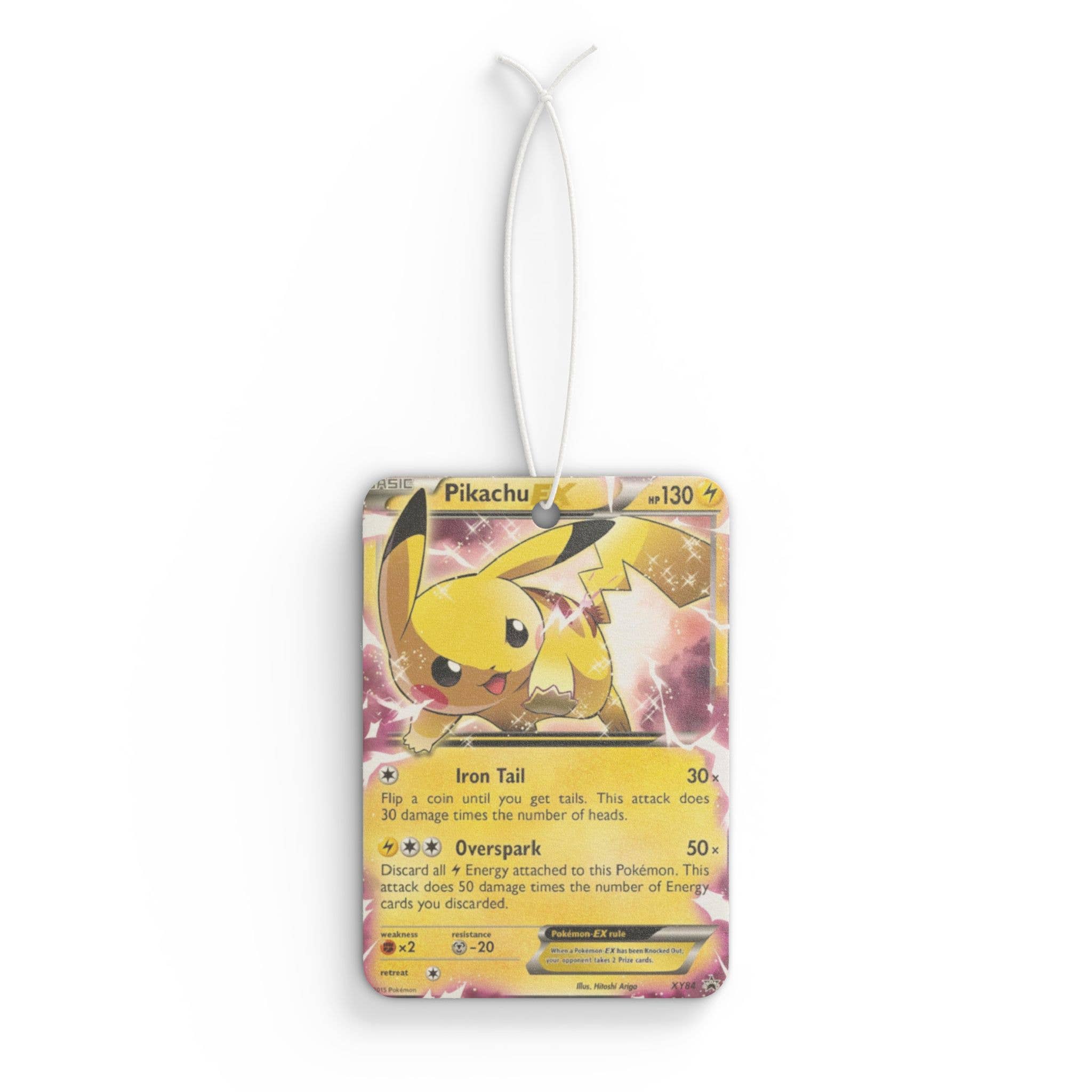Pikachu Car Freshener- pineapple Scent