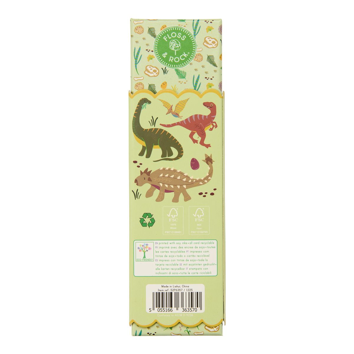 Dinosaur My Pack of 6 Coloring Pencils Unsharpened
