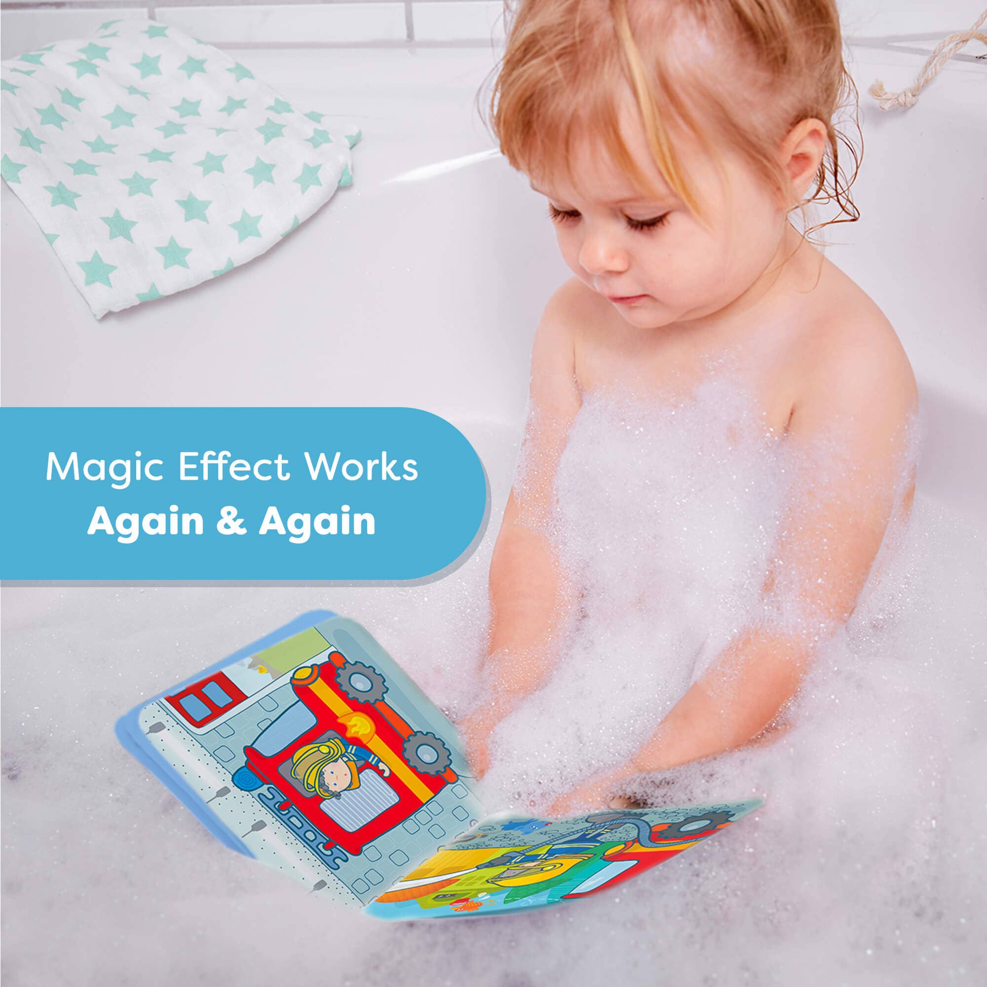 Fire Brigade Magic Color Changing Bath Book