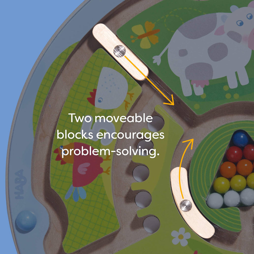 Number Maze Magnetic Game