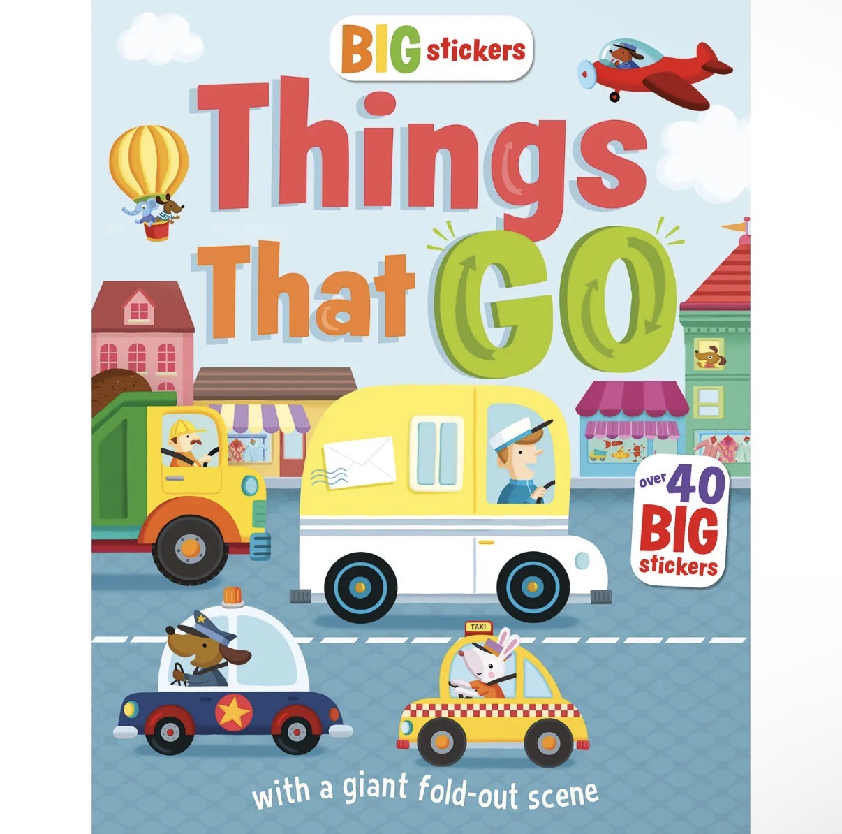 Things That Go Sticker Book