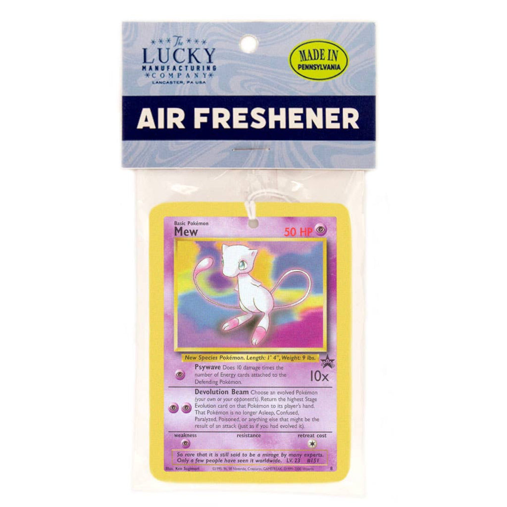 Mew Pokemon Card Air Freshener