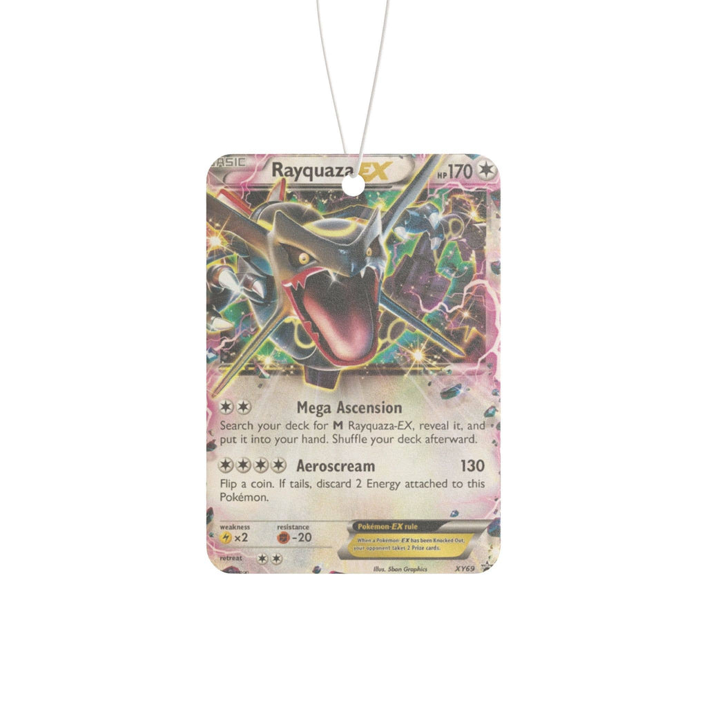 Rayquaza Car Freshener- Black Ice Scent 