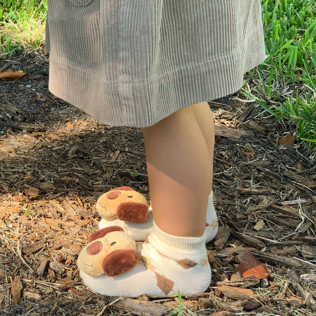 Brown Dog Boogie Toes Rattle Socks: 0 - 1 Y
