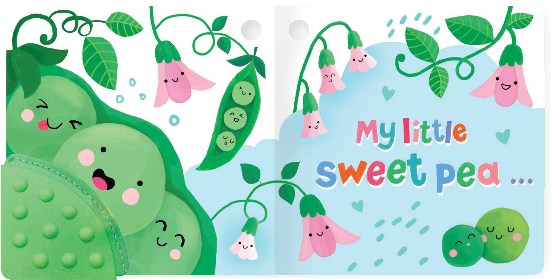 Cherry Cute / Sweet Pea 2-Pack Tuffy Set (Corner Teether)