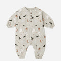 Halloween Things Fleece Jumpsuit: 12-18M