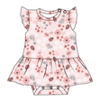 Baby Bamboo Skirted Bodysuit - Garden: 6-12m