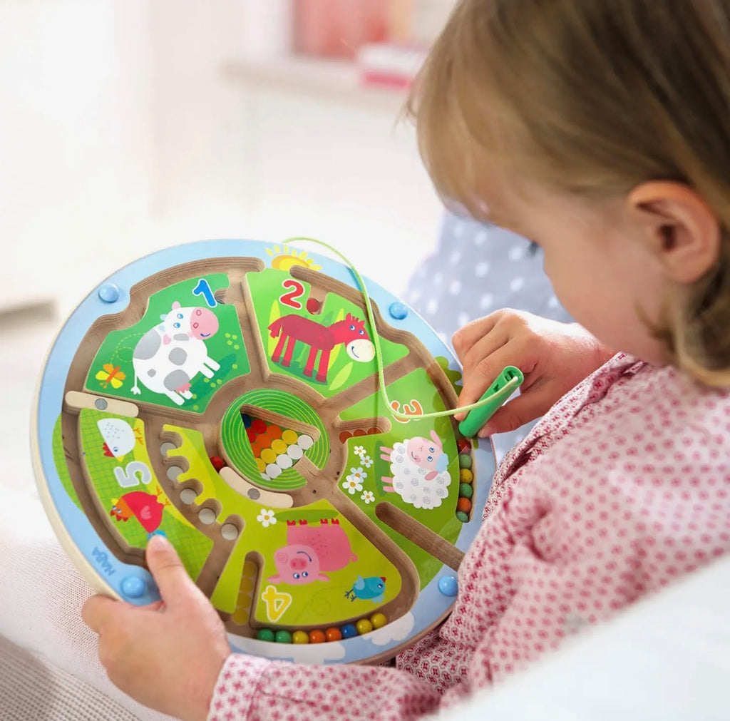 Number Maze Magnetic Puzzle