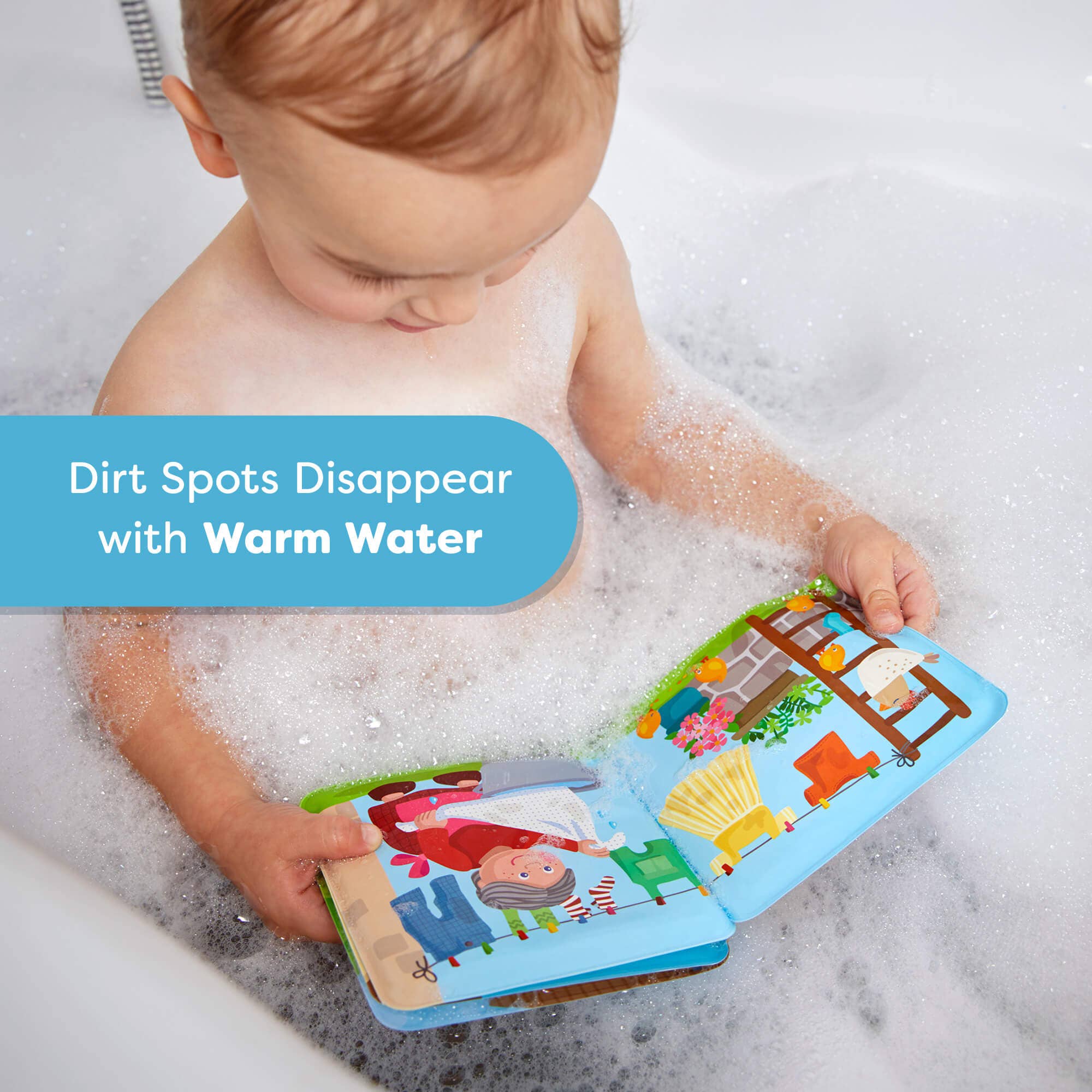 Farm Animal Magic Color Changing Wash Away Bath Book