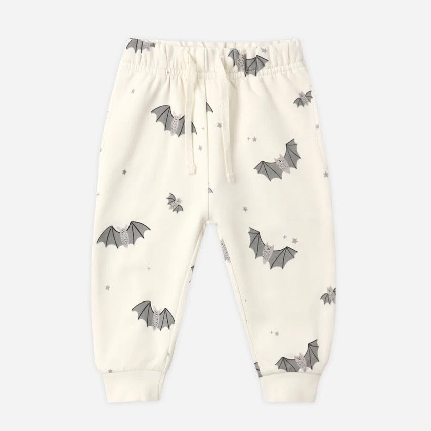 Baby Bat Fleece Sweatpants: 0-3M