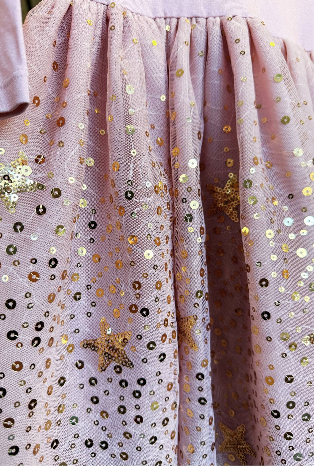 Kids Star Dress - Girls Tulle Twinkle Holiday Dress - Stella: 4