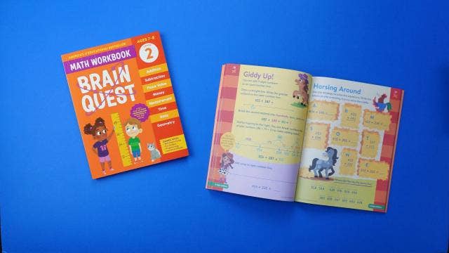 Brain Quest Math Workbook: 2nd Grade: Trade Paperback