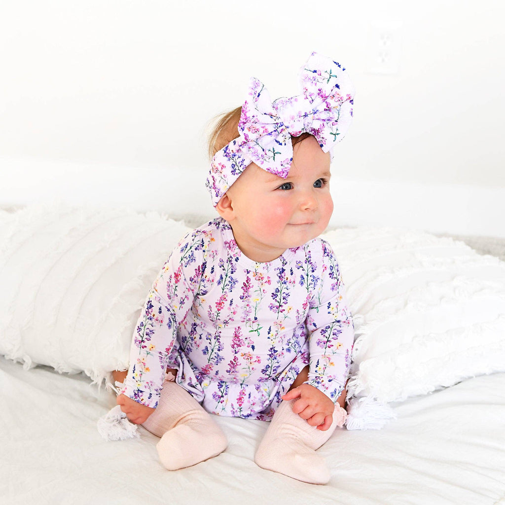 Avani TUTU Bamboo Floral Baby Clothing Dress Outfit: 6-12m