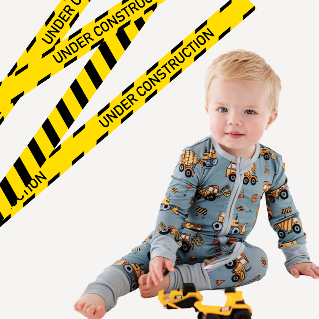 Baby Bamboo Pajamas - Bamboo Sleeper - Worksite: 3-6m