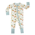 Beach Day Summer Convertible Sleeper Bamboo Baby Pajamas: 12-18M