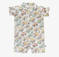 Busy Building Polo Romper - 3-6M