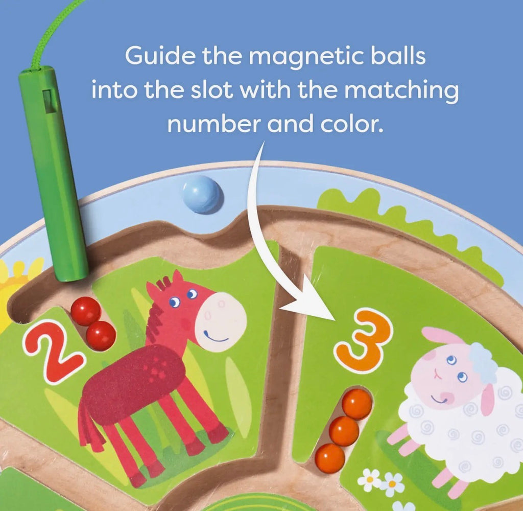 Number Maze Magnetic Puzzle