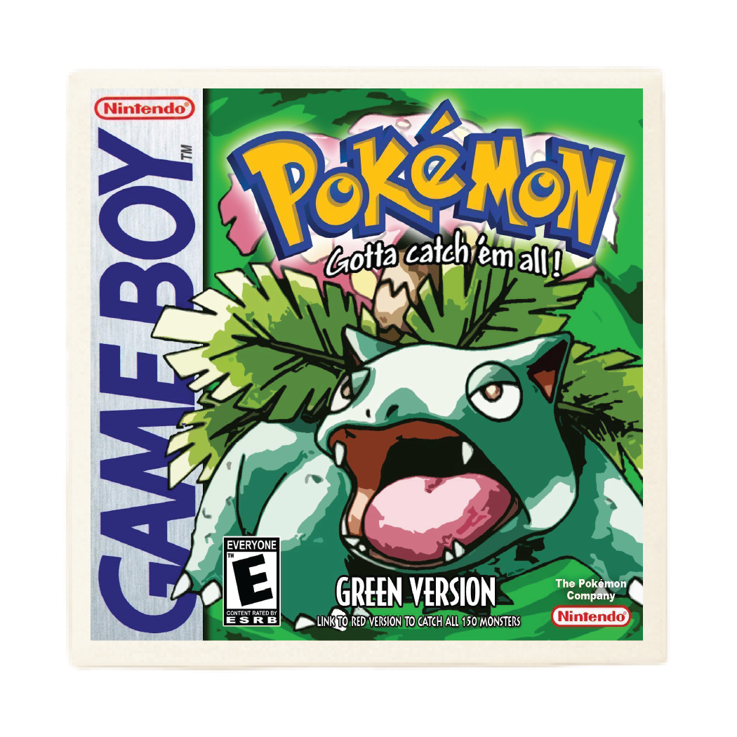 Pokemon Green Video Game Coaster
