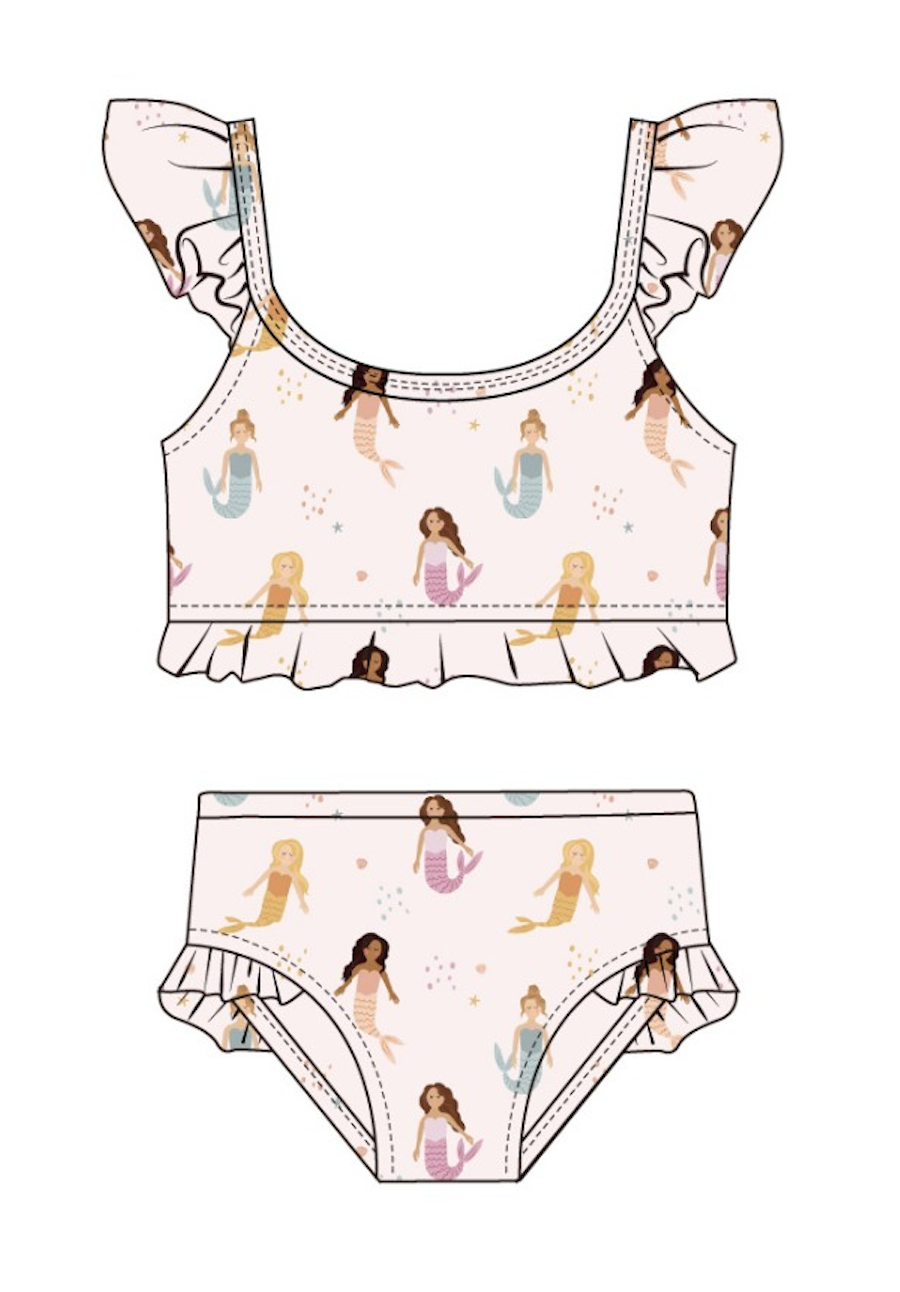 Two Piece Isla Swimsuit - Mermaid: 3