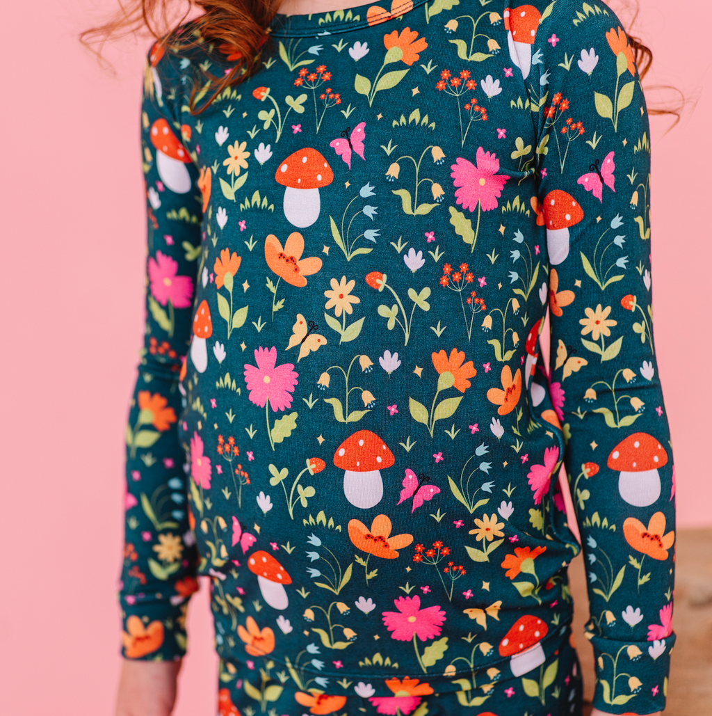 Kids Bamboo Pajamas - Bamboo Fall Clothing- Sylva: 3