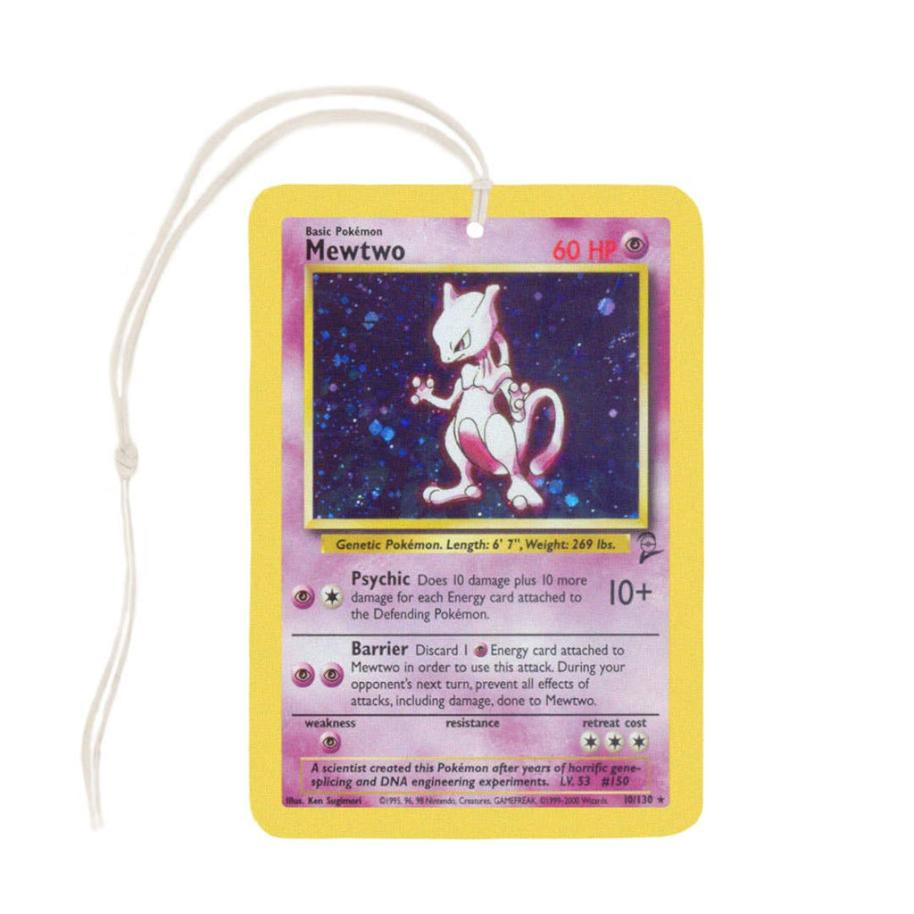 Mewtwo Pokemon Card Air Freshener