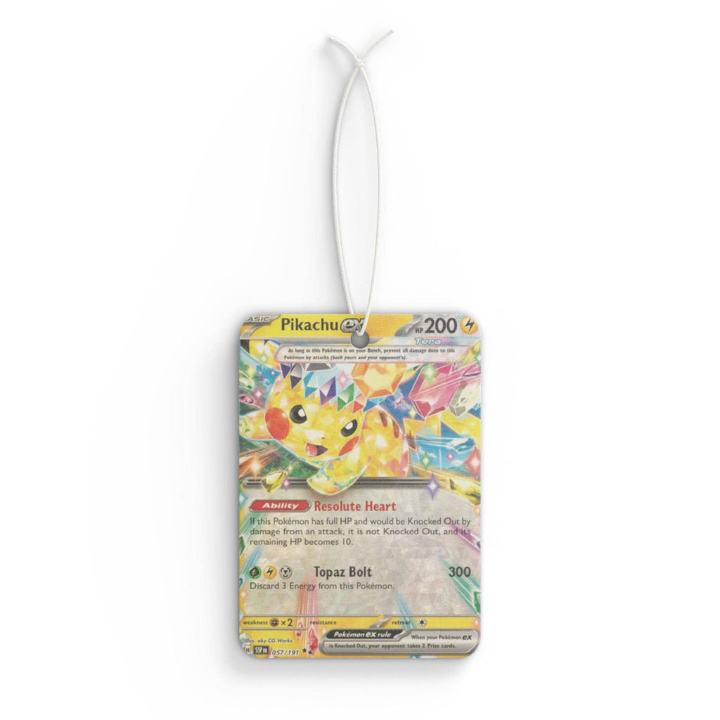 Pikachu Ex Car Freshener- Pina Colada Scent 