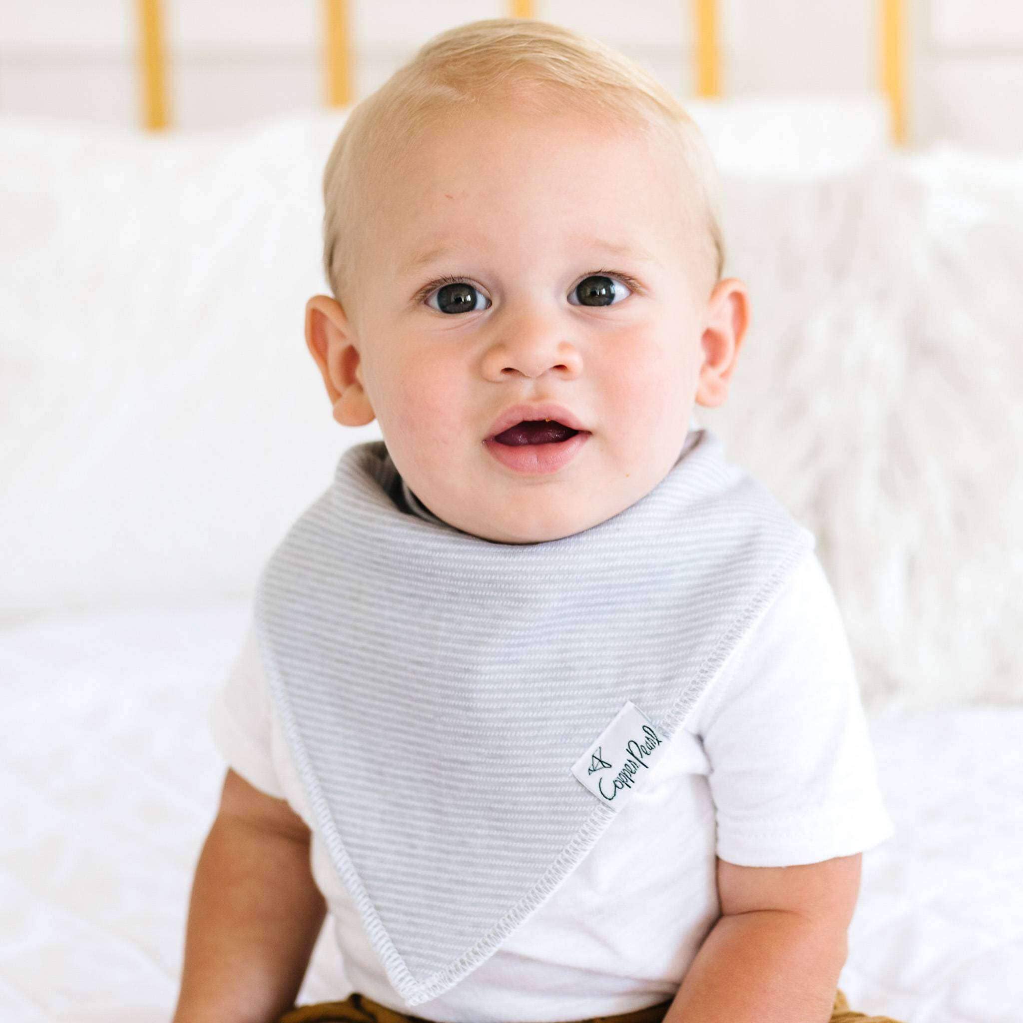 4 Pack Baby Bandana Bibs - Lennon