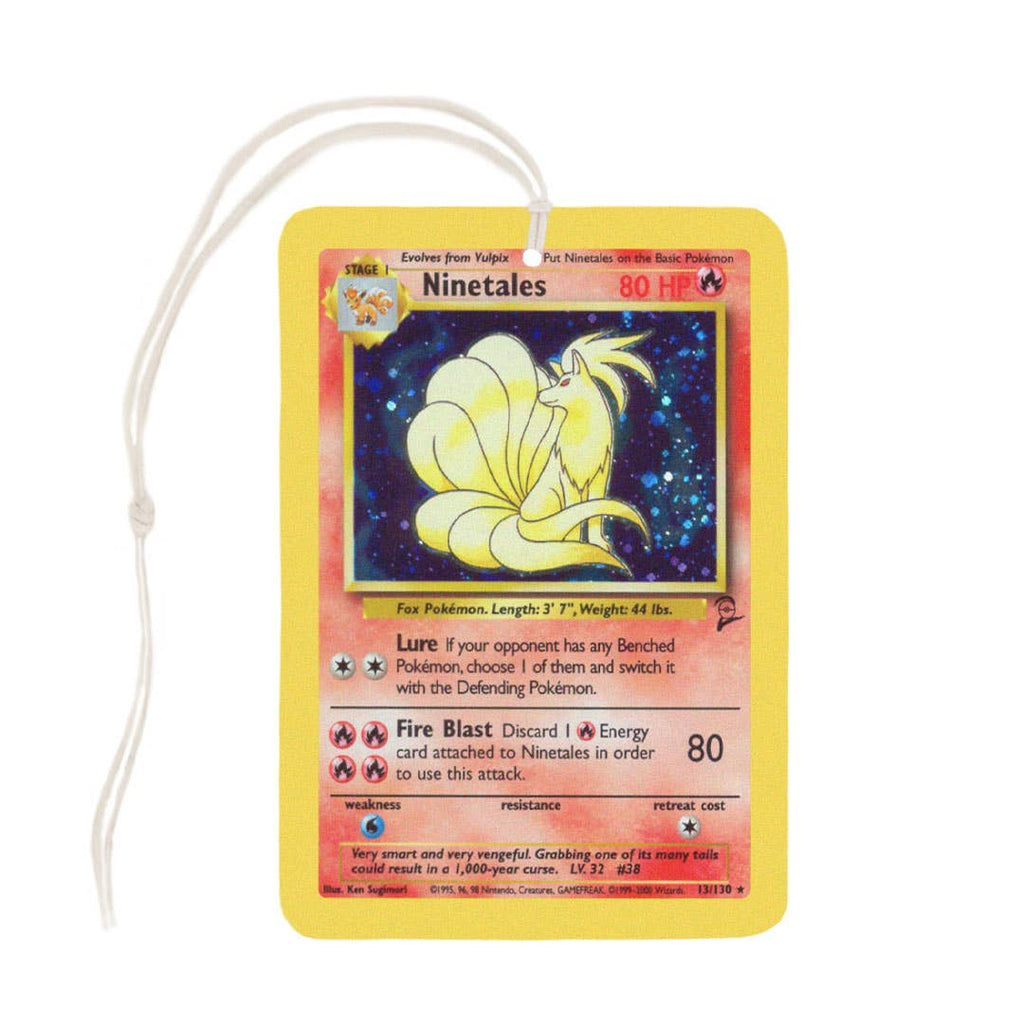 Ninetales Pokemon Card Air Freshener
