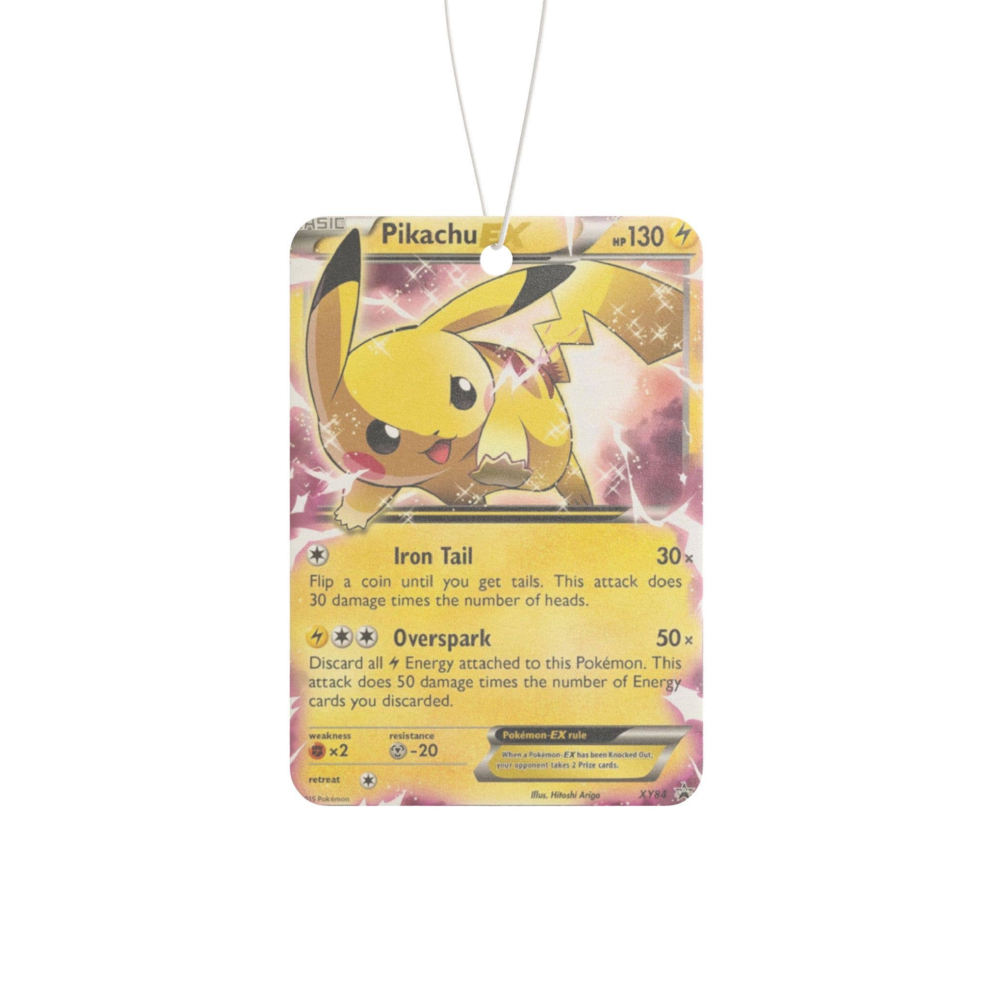 Pikachu Car Freshener- pineapple Scent