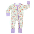 Magical Unicorns Bamboo Convertible Baby Pajamas: Blue/Multi / 18-24M