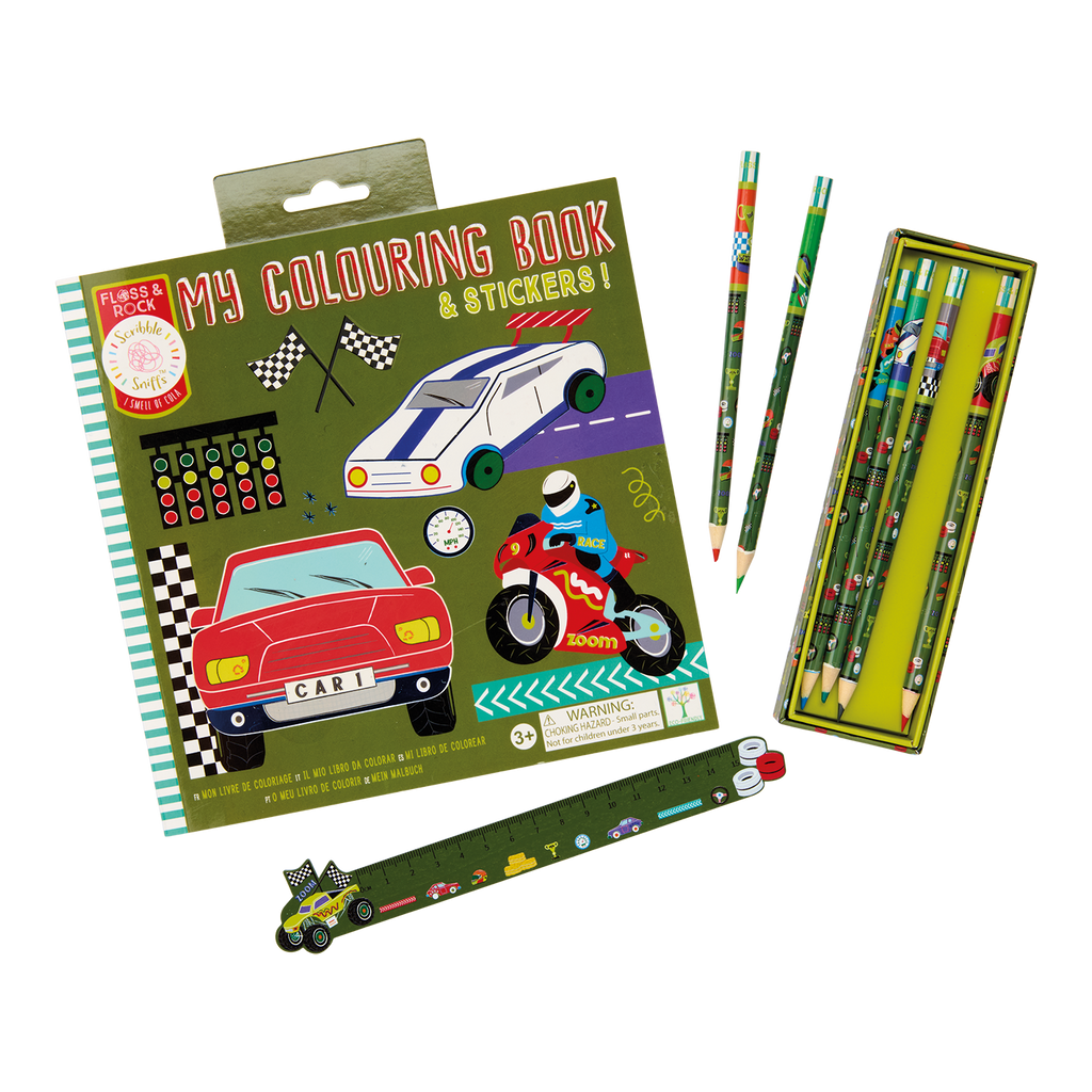 Scribble Sniffs Cars My Coloring Book