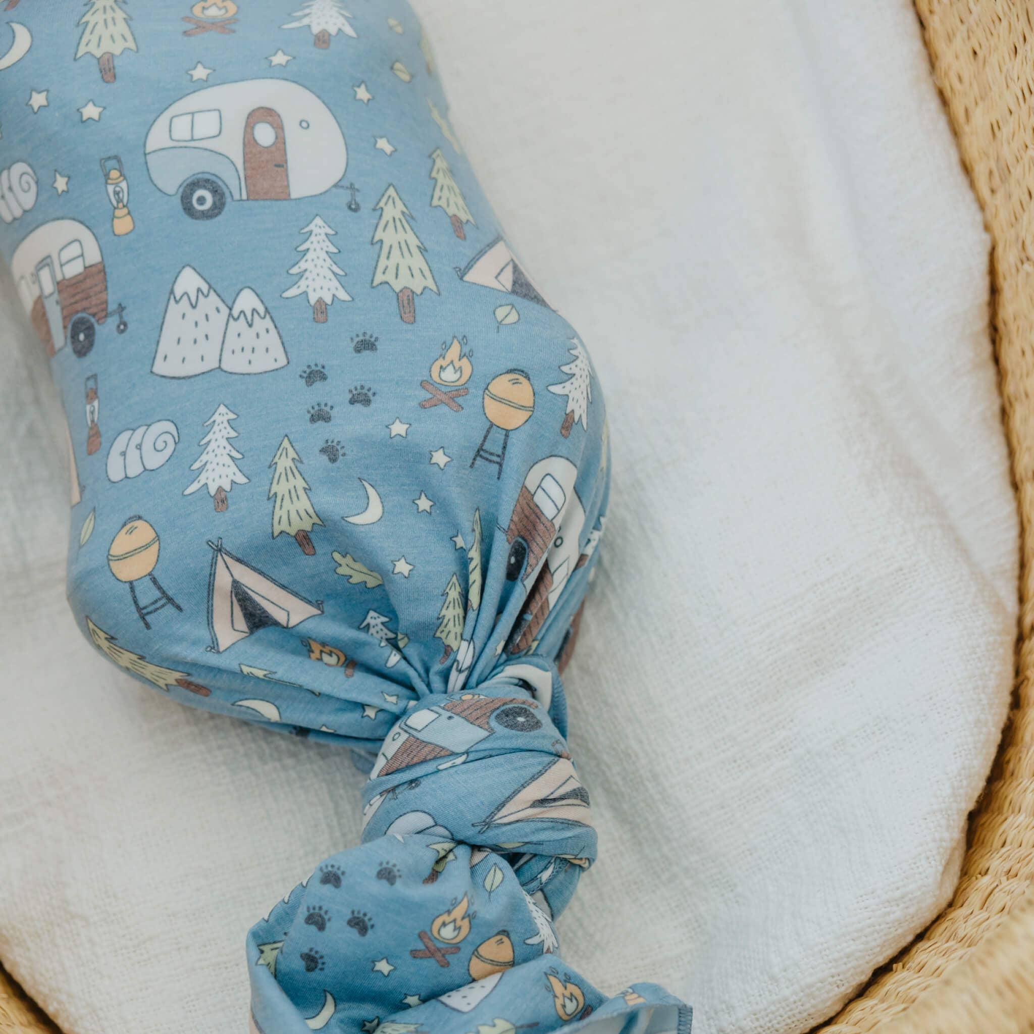 Knit Swaddle Blanket - Bridger