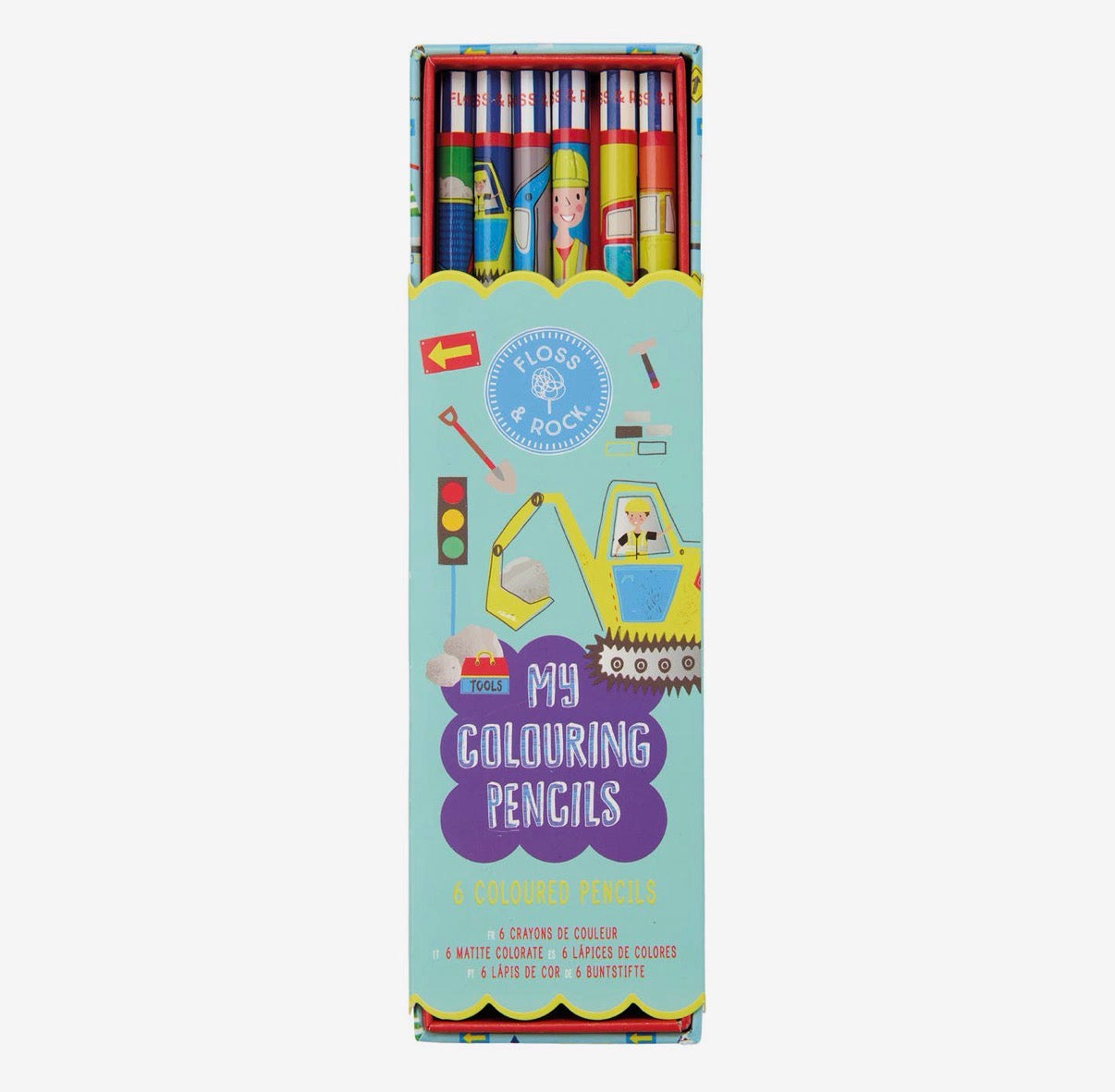 Construction Coloring Pencils