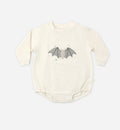 Baby Bat Crewneck Bubble Romper: 18-24M