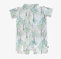 Palm Tree Polo Romper - 0-3M