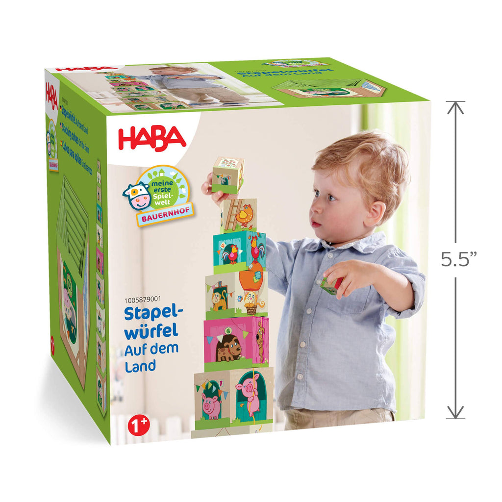 On the Farm Cardboard Stacking & Nesting Cubes