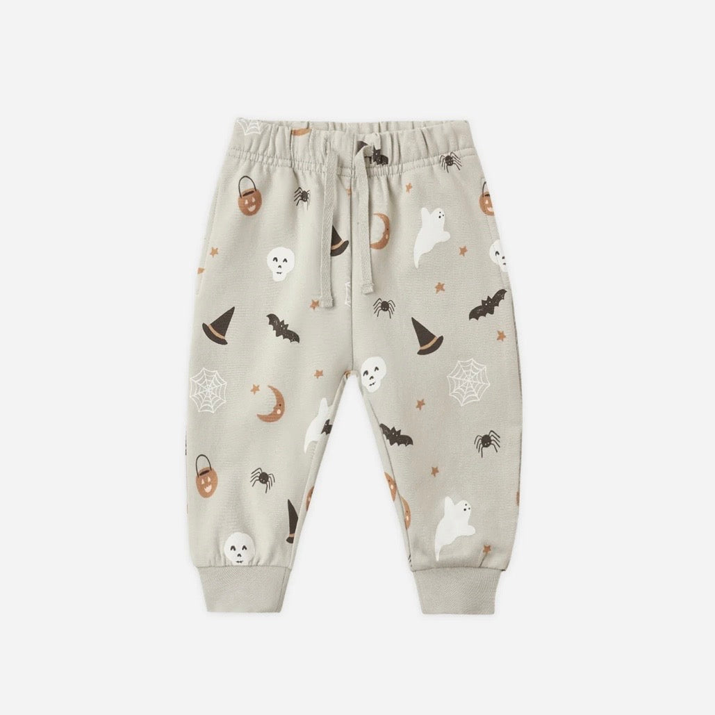 Halloween Things Fleece Sweatpants: 12-18M