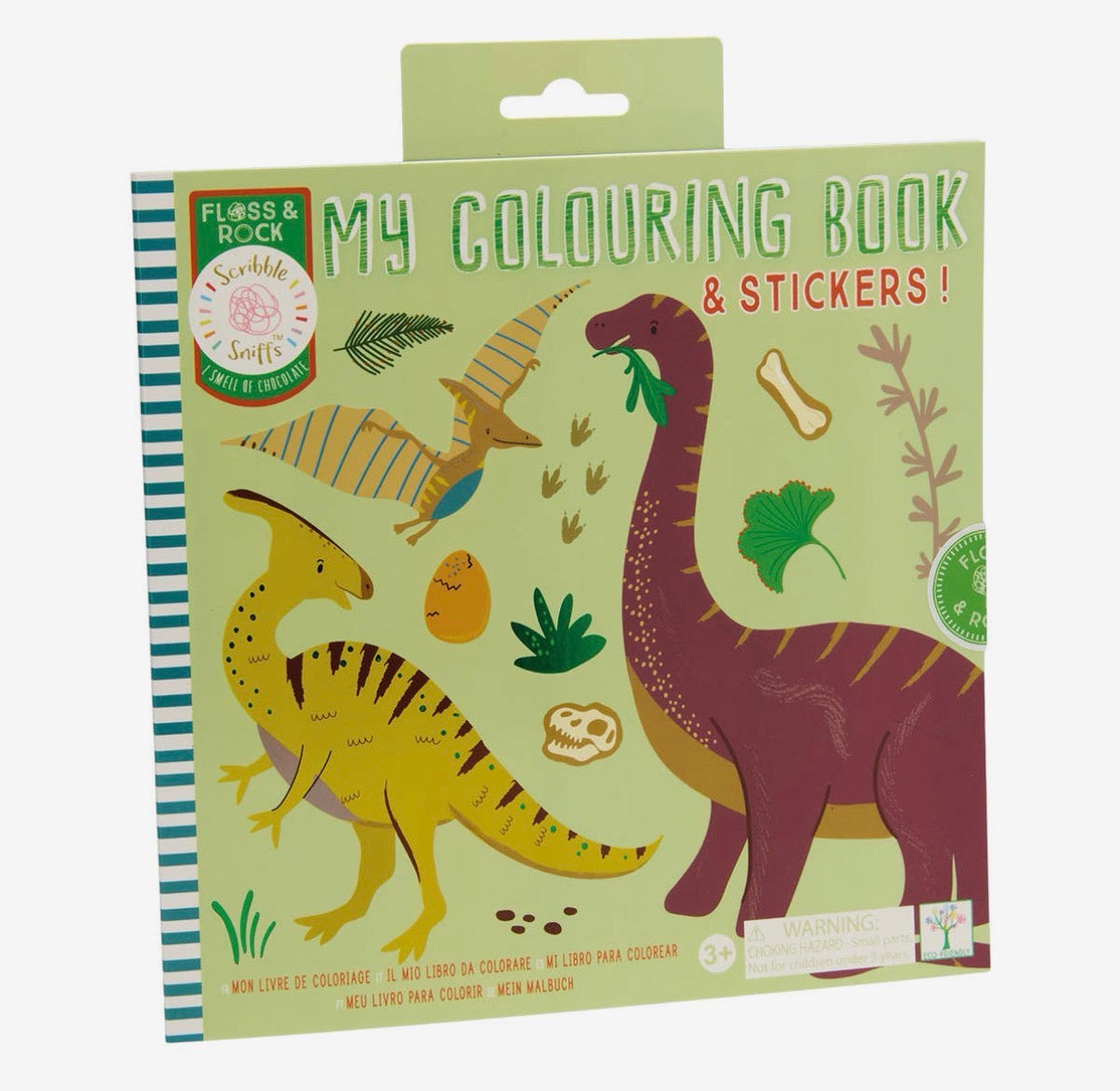 Scribble Sniffs Dinosaur My Coloring Book