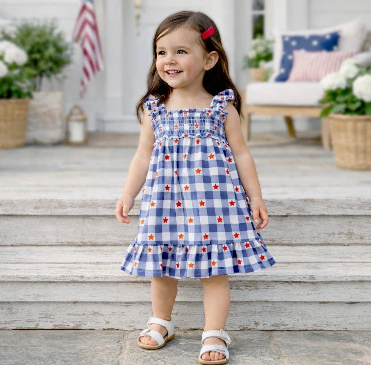 Americana 4th of July Dress - 12-18M