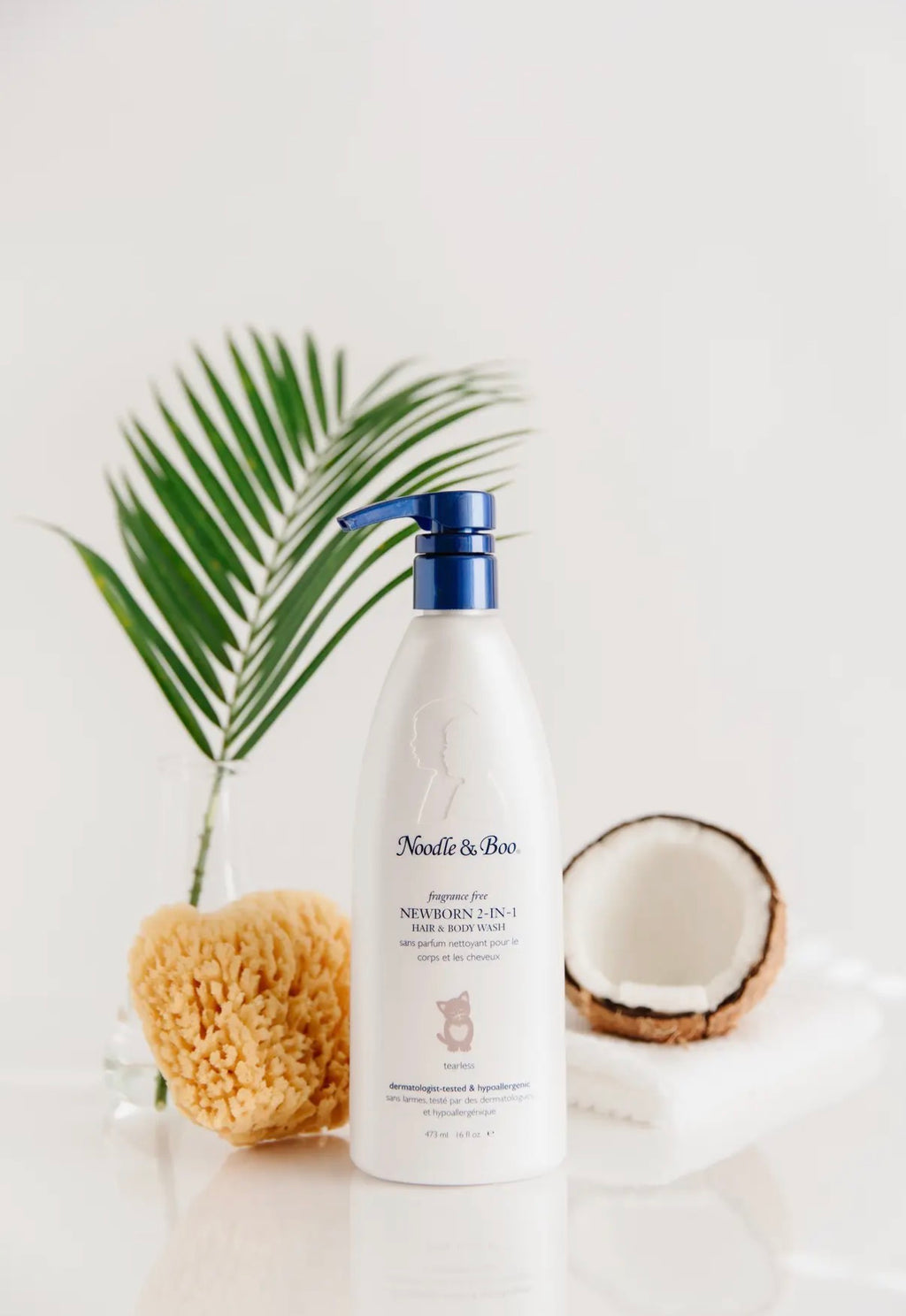 Newborn 2-In-1 Hair & Body Wash, Fragrance Free, 16 oz