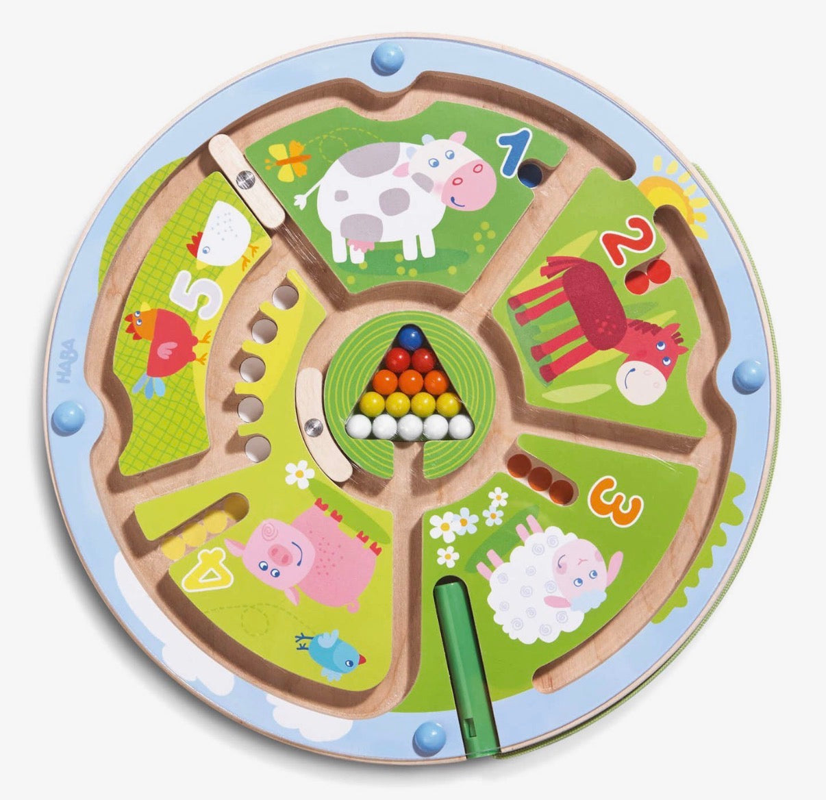 Number Maze Magnetic Puzzle
