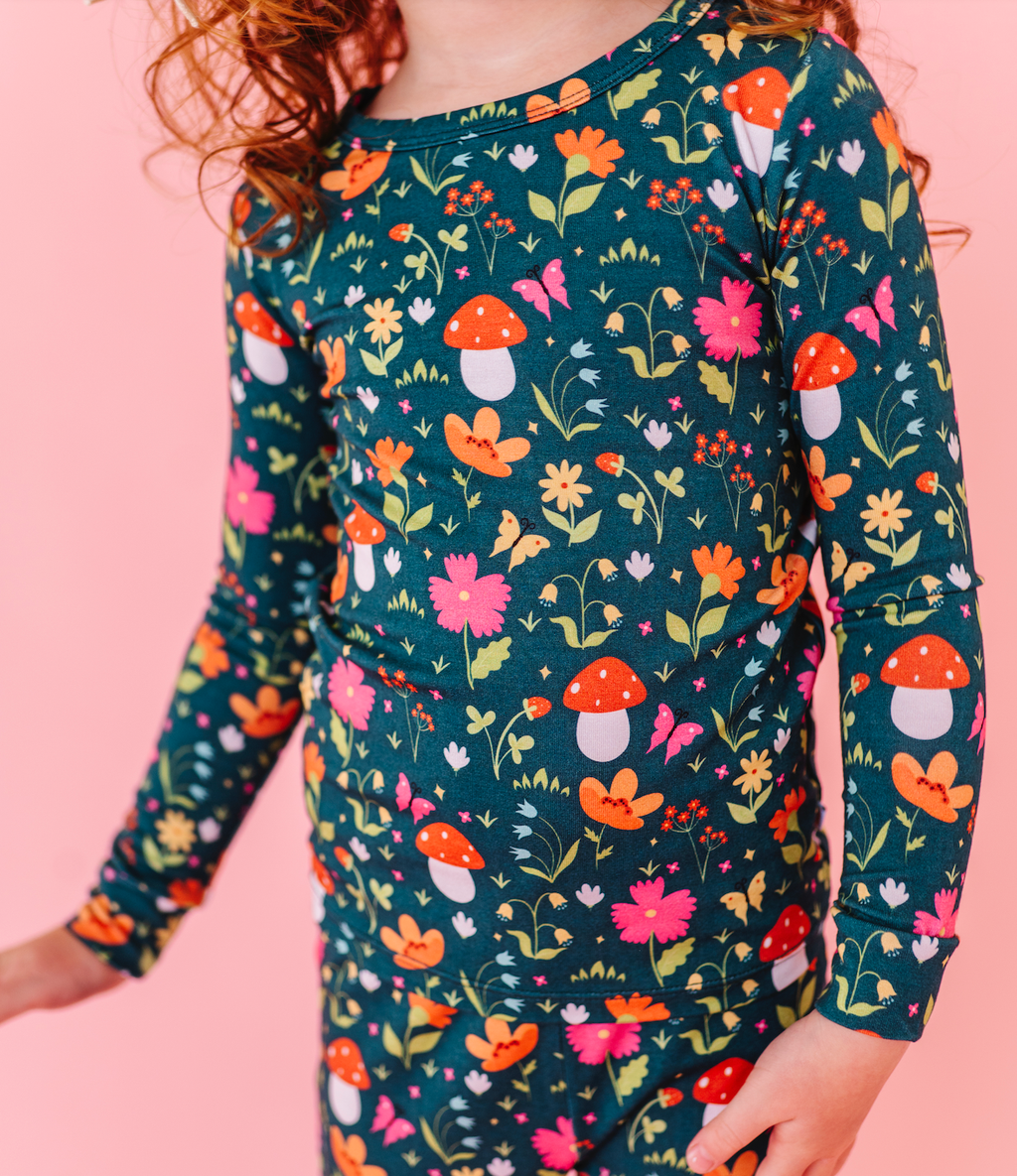 Kids Bamboo Pajamas - Bamboo Fall Clothing- Sylva: 3