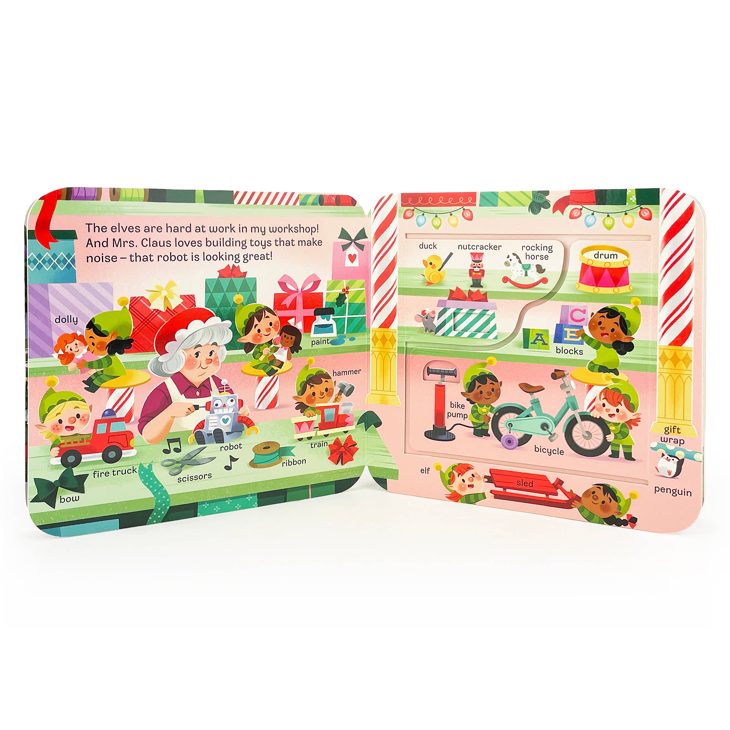 Jolly Lift-a-Flap Christmas Novelty Board Book
